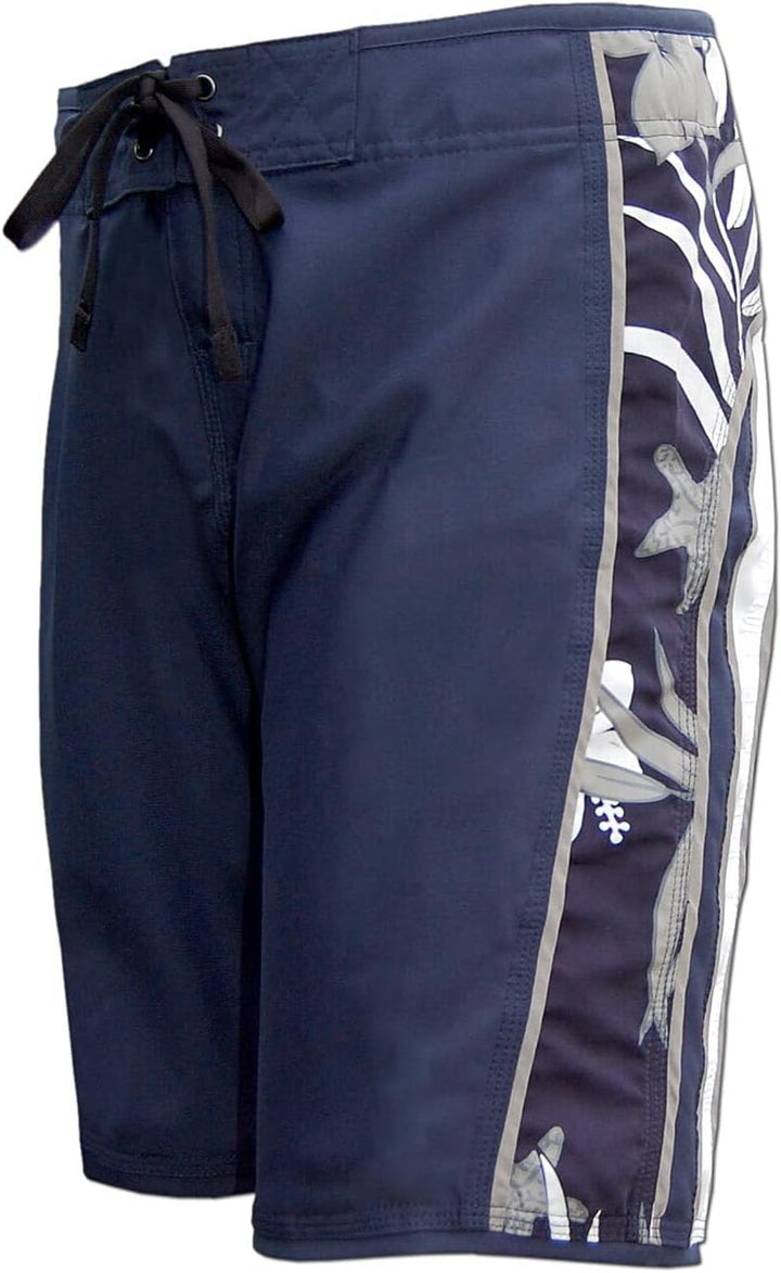SEESTERN Herren Microstrech Boardshorts Surfshorts Boardshort Badehorts XS-3XL /2343 3XL Blau, 3XL B