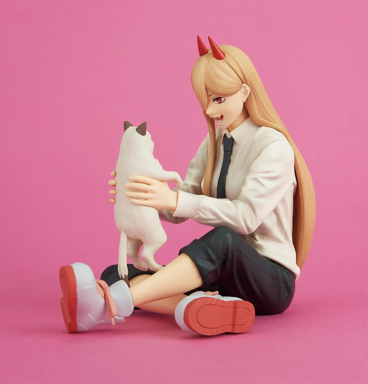 Banpresto Kettensägenmann – Power & Nyako – Figur Break Time 9 cm