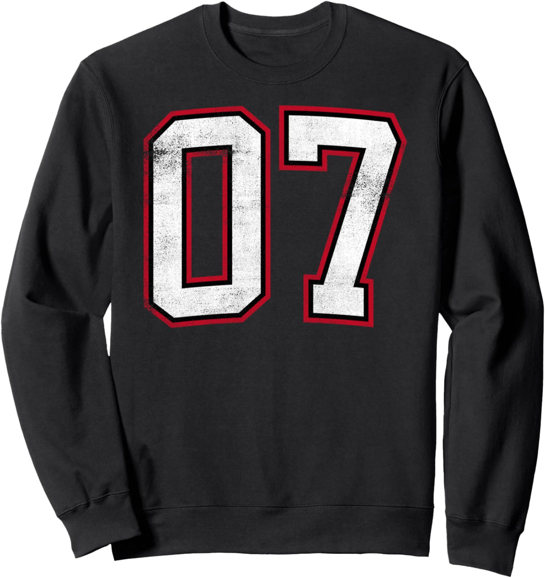 Number Seven7 Nummer Sieben7 Sweatshirt