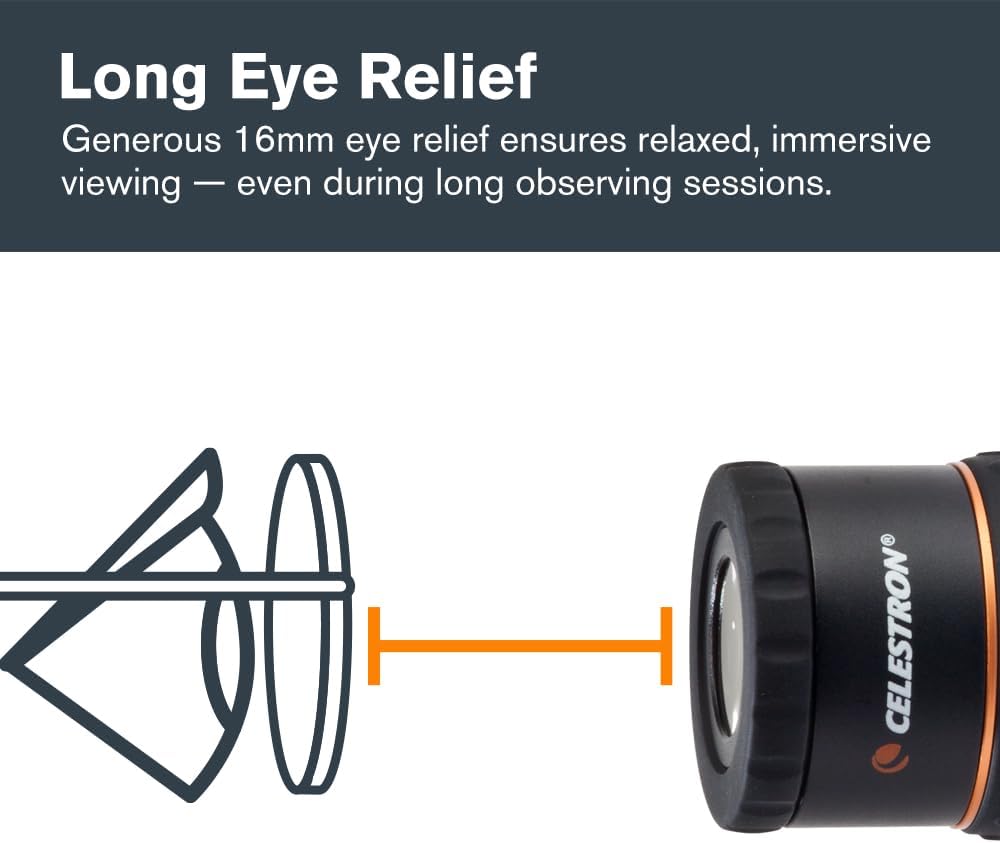 Celestron X-Cel LX Serie – 1,25'' Okular, 2,3 mm 2.3 mm, 2.3 mm