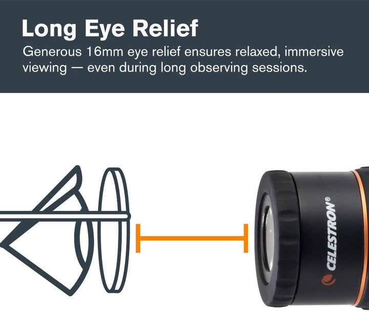 Celestron X-Cel LX Serie – 1,25'' Okular, 2,3 mm 2.3 mm, 2.3 mm