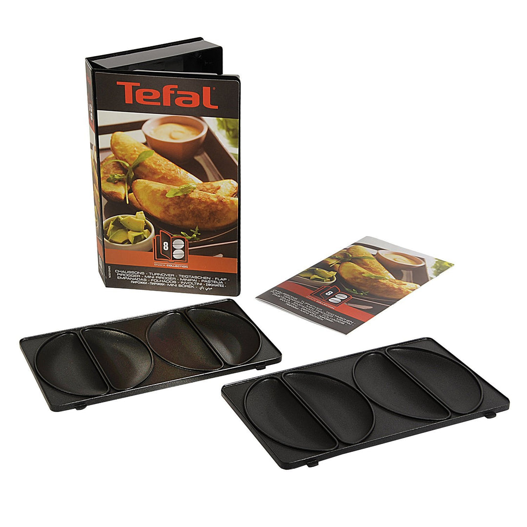 Tefal XA8008 Snack Collection Platte Teigtaschen/Empanadas Nummer 8| passend | Inklusive Rezeptbuch