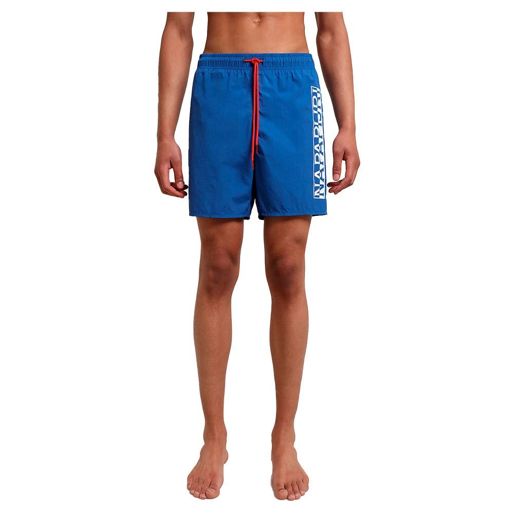 Napapijri Herren V-Box Schwimmhose S Skydiver Blue, S Skydiver Blue