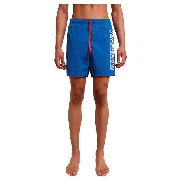 Napapijri Herren V-Box Schwimmhose S Skydiver Blue, S Skydiver Blue