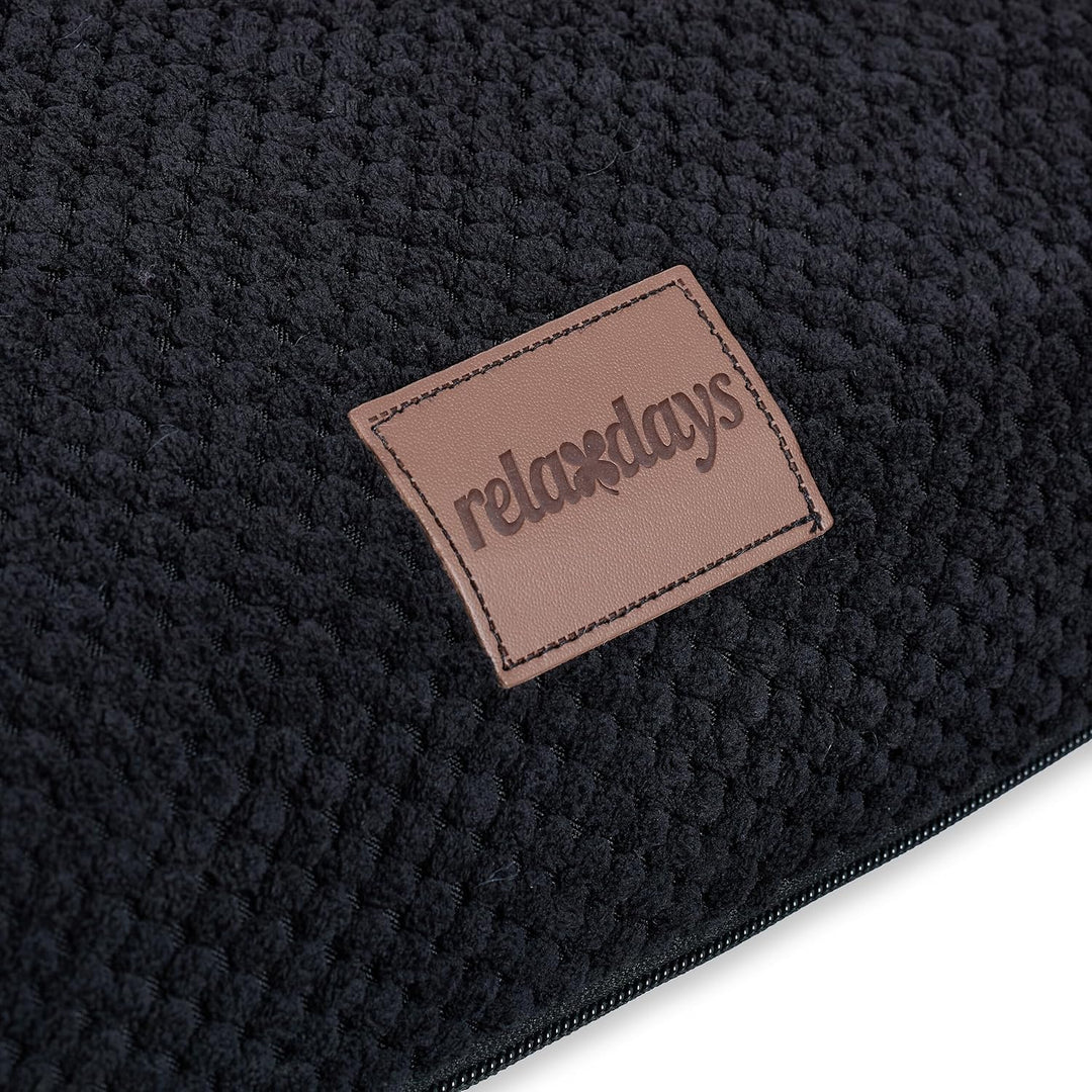 Relaxdays Hundetreppe 3 Stufen, für Hunde & Katzen, HBT: 33 x 41 x 54 cm, weiche Haustiertreppe, Bet