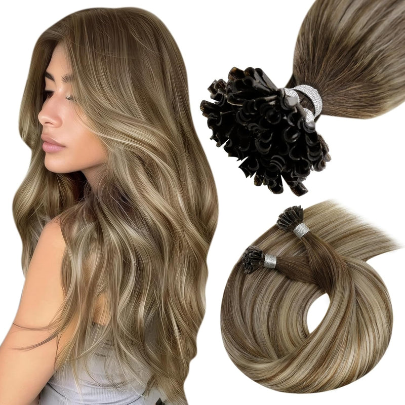 Hetto Bondings Echthaar Extensions Remy Bondings Extensions Echthaar Balayage Keratin Bonding Extens