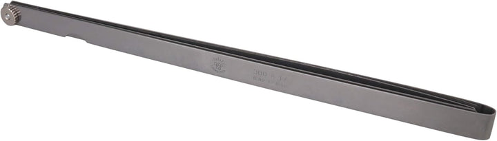 BQLZR Fühlerlehre, Stahl, 300 mm Länge, Dicke 0,02–1 mm, zweifach markiert, metrisch und lehrend, Me
