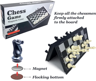 ChessEbook 510769 - Magnetisches Schachspiel s/w 36 x 36 cm