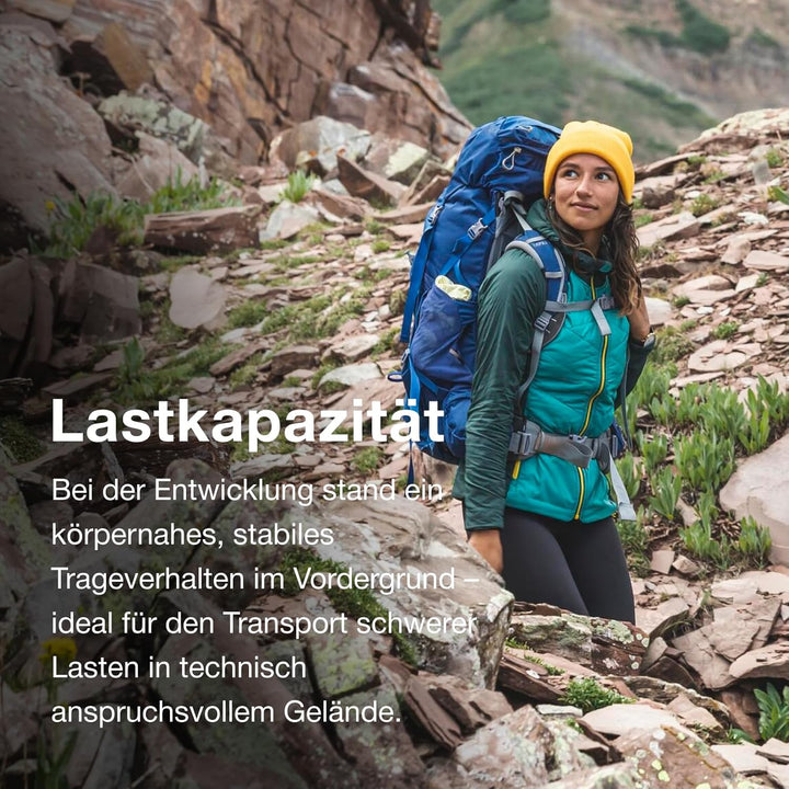 Osprey Ariel Unisex Rucksack Medium Gray M/L - Fassungsvermögen 65L, Medium Gray M/L - Fassungsvermö