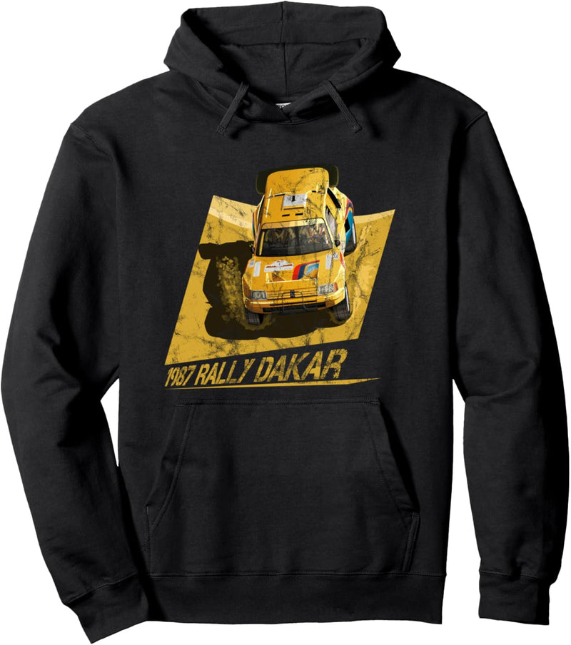 1987 Rallye Dakar Classic Oldtimer Rallye-Autodesign 80er Pullover Hoodie