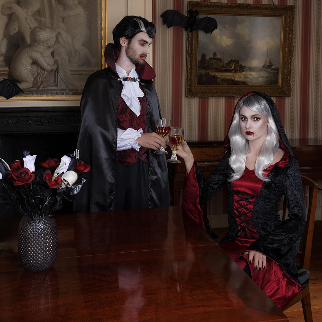 Boland - Vampir Lady Kostüm für Erwachsene, Faschingskostüme Damen, Horror Kostüm für Halloween oder