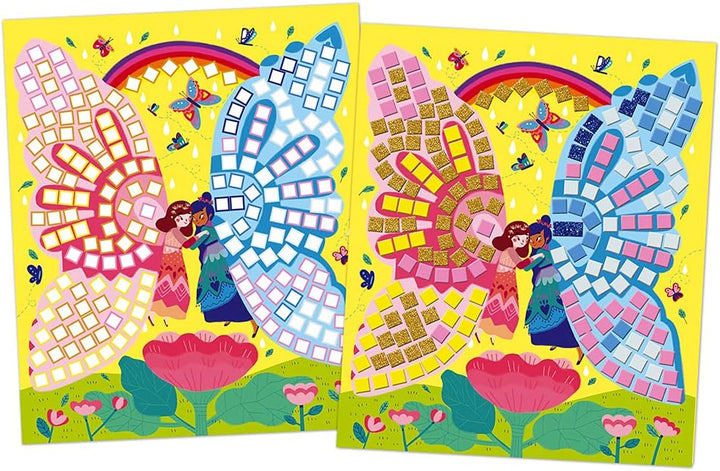 Janod - Fairies Foam Mosaics Box - Les Ateliers du Calme - Kreatives Freizeitkit für Kinder - Feinmo