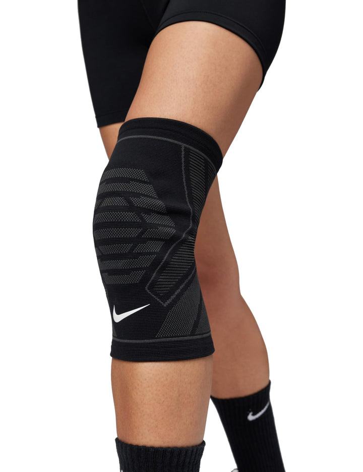 Nike Unisex – Erwachsene Knitted Knee Sleeve Kniebandage M 031 BLACK/ANTHRACITE/WHITE, M 031 BLACK/A