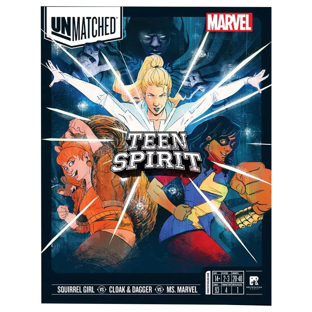 iello Unmatched Marvel: Teen Spirit Strategiespiel, für 2 bis 3 Spieler