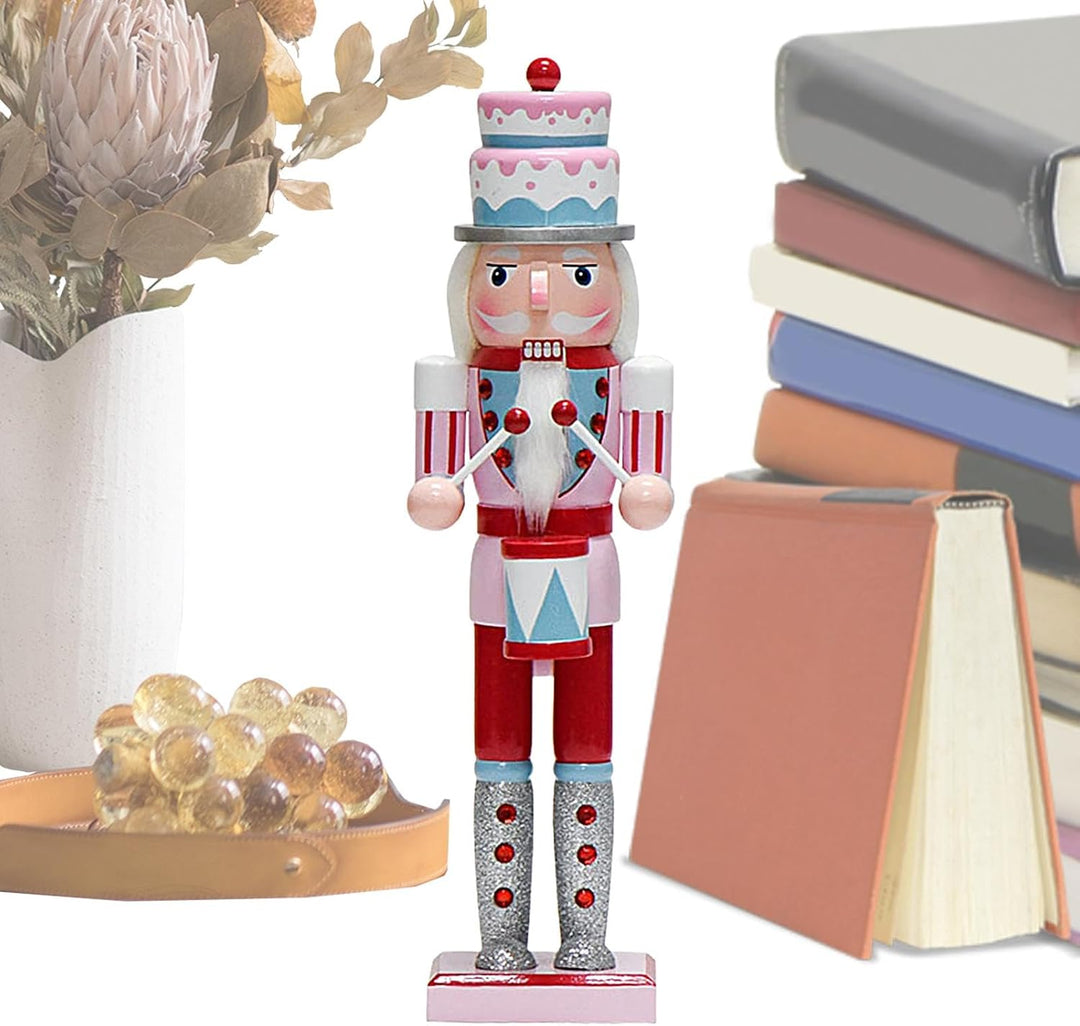 Nussknacker-Weihnachtsschmuck, Nussknacker-Figur aus Holz, Ornamente von Nussknacker-Figuren - dekor