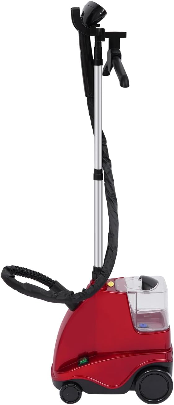 Steamer Dampfglätter Mobil Vertikal-Dampfbügler 2500W mit Rollen 3L-Wassertank 1-Stunde-Dampf Dampfb