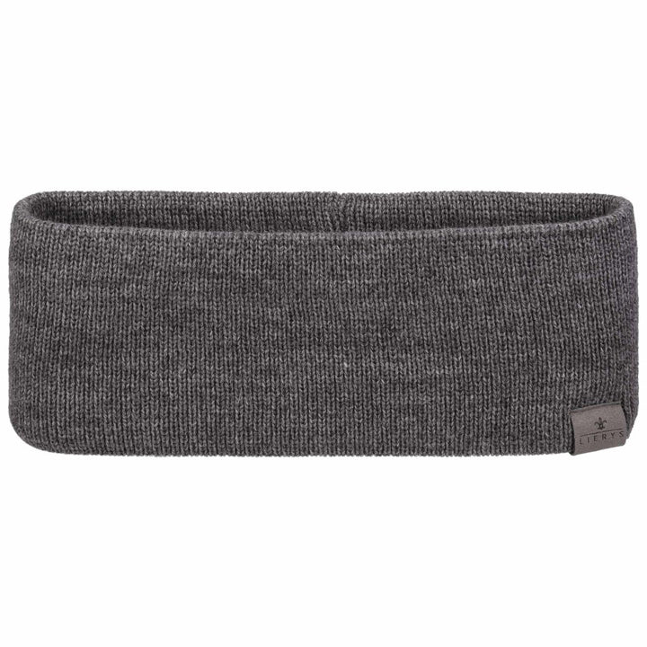 LIERYS Mono Stirnband Damen/Herren 8 cm breit - Made in Germany - dreilagiges Strickband gefüttert m