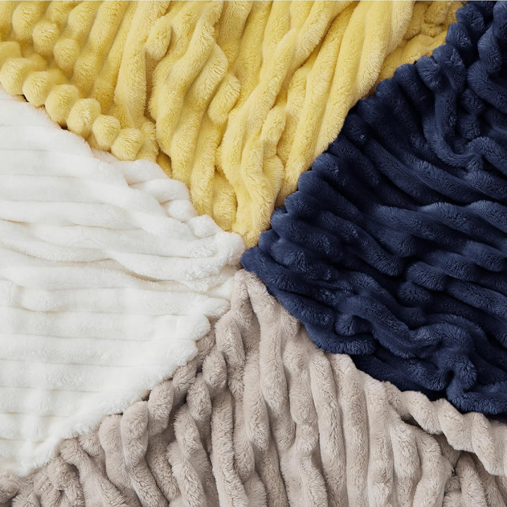 BEDSURE Kuscheldecke Flauschig Decke Fleecedecke – Weiche Warme Grobe Korddecke Gemütlicher Sofadeck