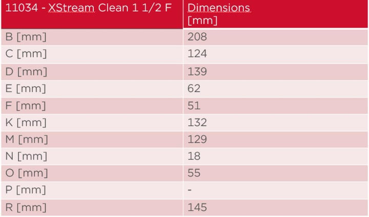 Flamco XStream Clean 1 1/2''F Schlammabscheider für Heizung - 11034