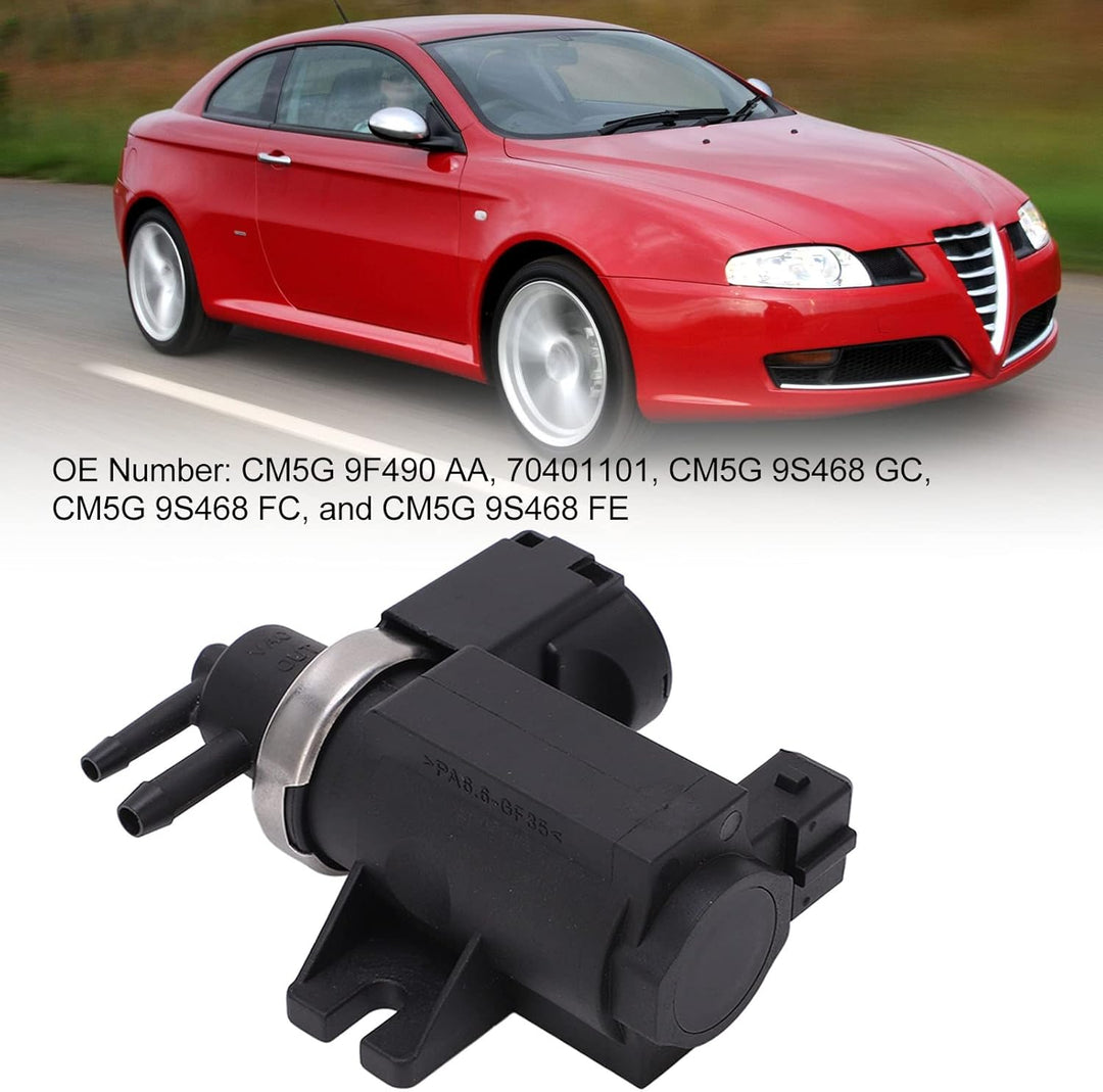 Auto Turbo Druckventil, Auto Boost Magnetventil 2 Pins 12V Turbo Regelventil CM5G 9F490 AA Ersatz fü