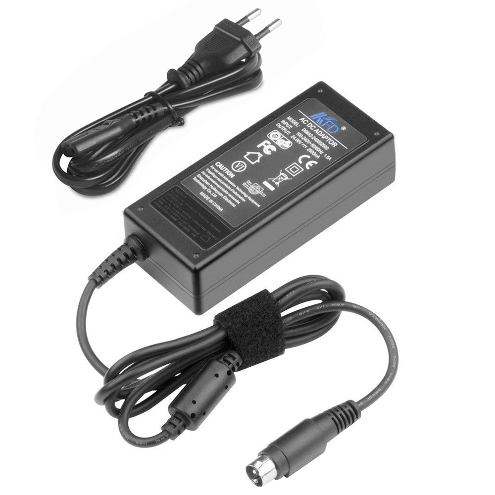 KFD Netzteil 24V 2,5A Ladegerät Ladekabel für Epson PS-180 Bondrucker PS-170 TM-T20III Epson Adapter