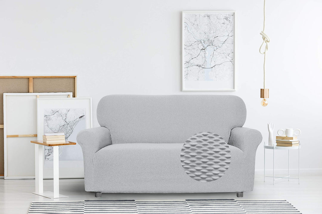 Sogni e capricci “Fashionable” Sofa Abdeckung, Hell grau, 3 Plätze Hell Grau 3 Plätze, Hell Grau 3 P