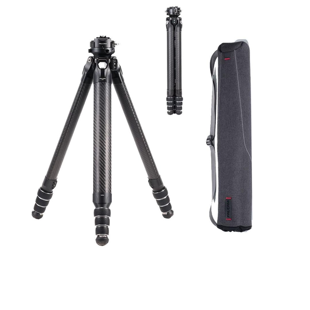 Falcam TreeRoot 61" F38 Pro Quick Lock Reise-Kamerastativ, mit 360-Grad-Dämpfungs-Kugelkopf, Tragkra