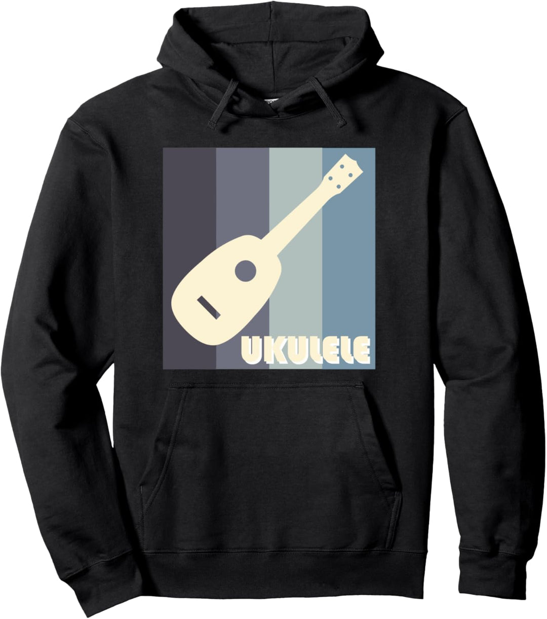 Ukulele Akustisch Tropisch Geschenk Pullover Hoodie