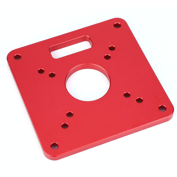 Trim Router Base Plate, Frästisch-Einsatzplatte, Aluminiumlegierung 6061, Anodische Oxidation, Gravu