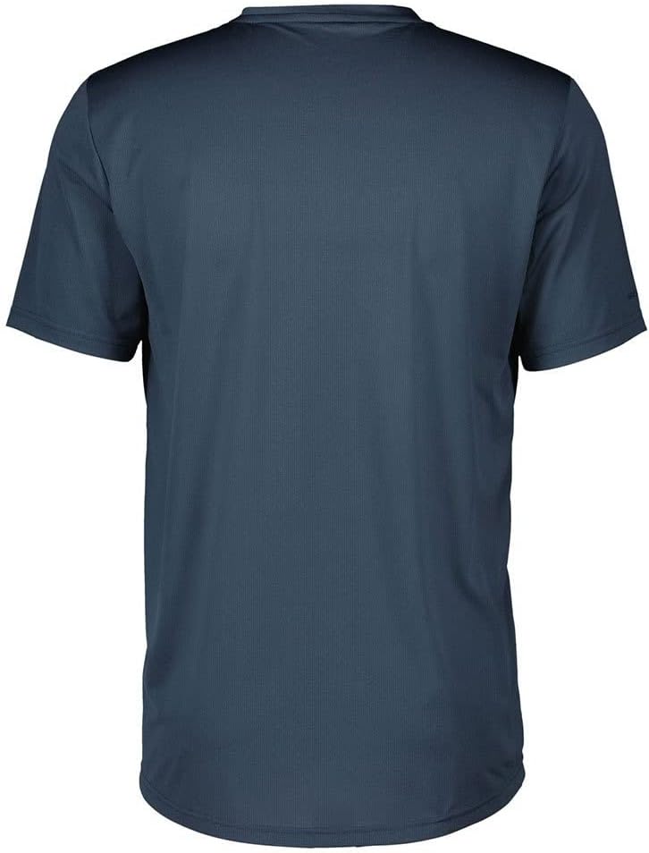 Scott Trail Flow Zip Fahrrad Trikot kurz Metal blau 2023