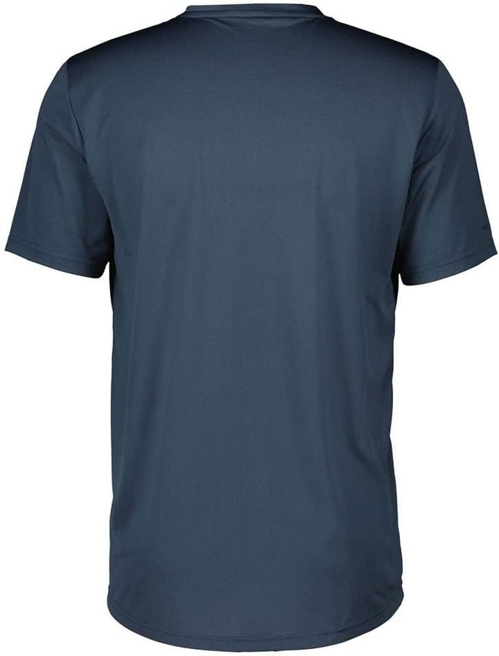 Scott Trail Flow Zip Fahrrad Trikot kurz Metal blau 2023