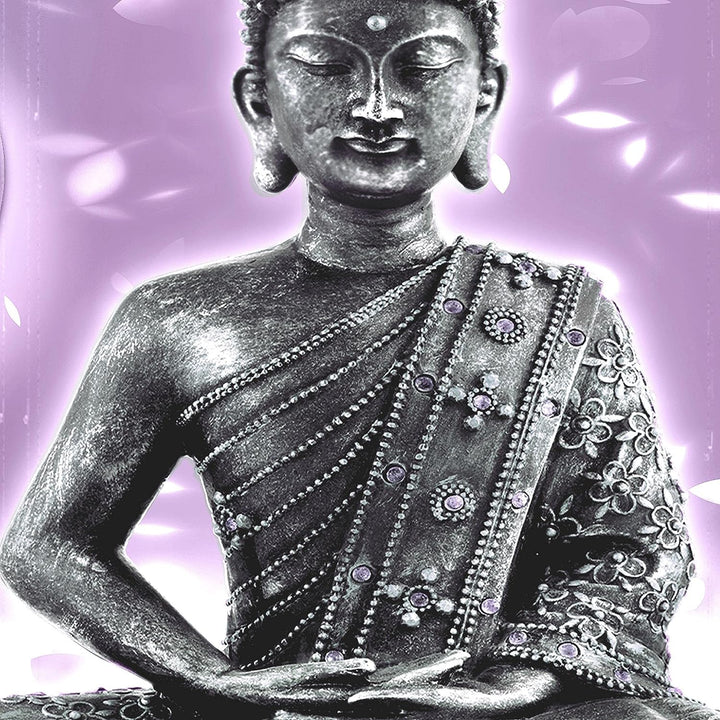 Runa Art Wandbilder Buddha Feng Shui 5 Teilig Bild auf Vlies Leinwand Deko Wohnzimmer Schlafzimmer R