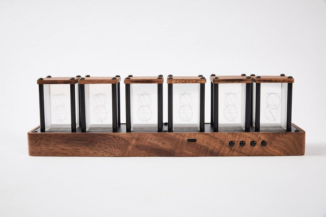 LED Nixie Uhr, Digital Nixie Tube Clock, Nixie Röhrenuhr, Und das WiFi synchronisieren, Alarm und 12