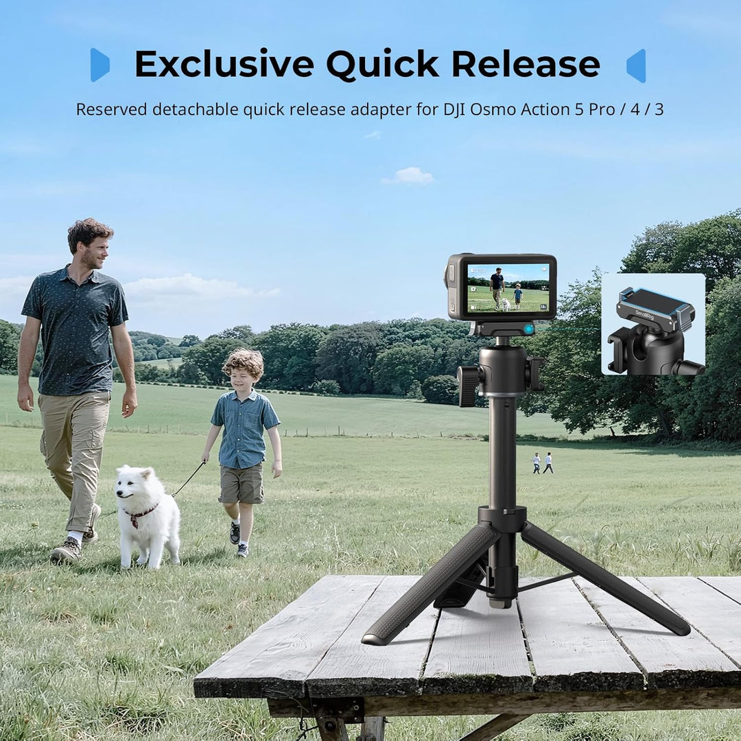 SMALLRIG Action-Kamera-Selfie-Stick-Stativ, 2-in-1-Teleskop-Design, passend für DJI Action 5 Pro/4/3