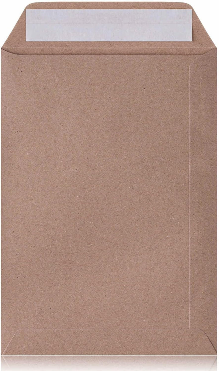 1000 Versandtaschen B5 Braun (176x250mm) 80g/m² Briefumschläge Grossbrief dla A5 Dokumente, Kuverts