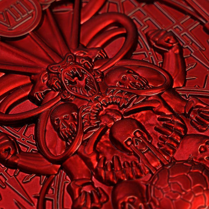 Warhammer 40.000 Imperial Tarot Ingot Gods 4‑Pack – offiziell lizenziertes Metall-Sammlerset, Ausste