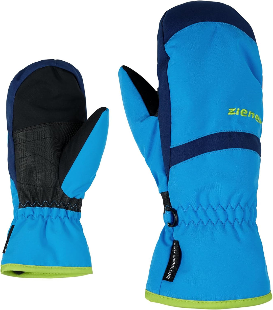 Ziener Kinder LEJANOS AS Ski-Handschuhe/Wintersport | Wasserdicht, Atmungsaktiv 6.5 persian blue, 6.