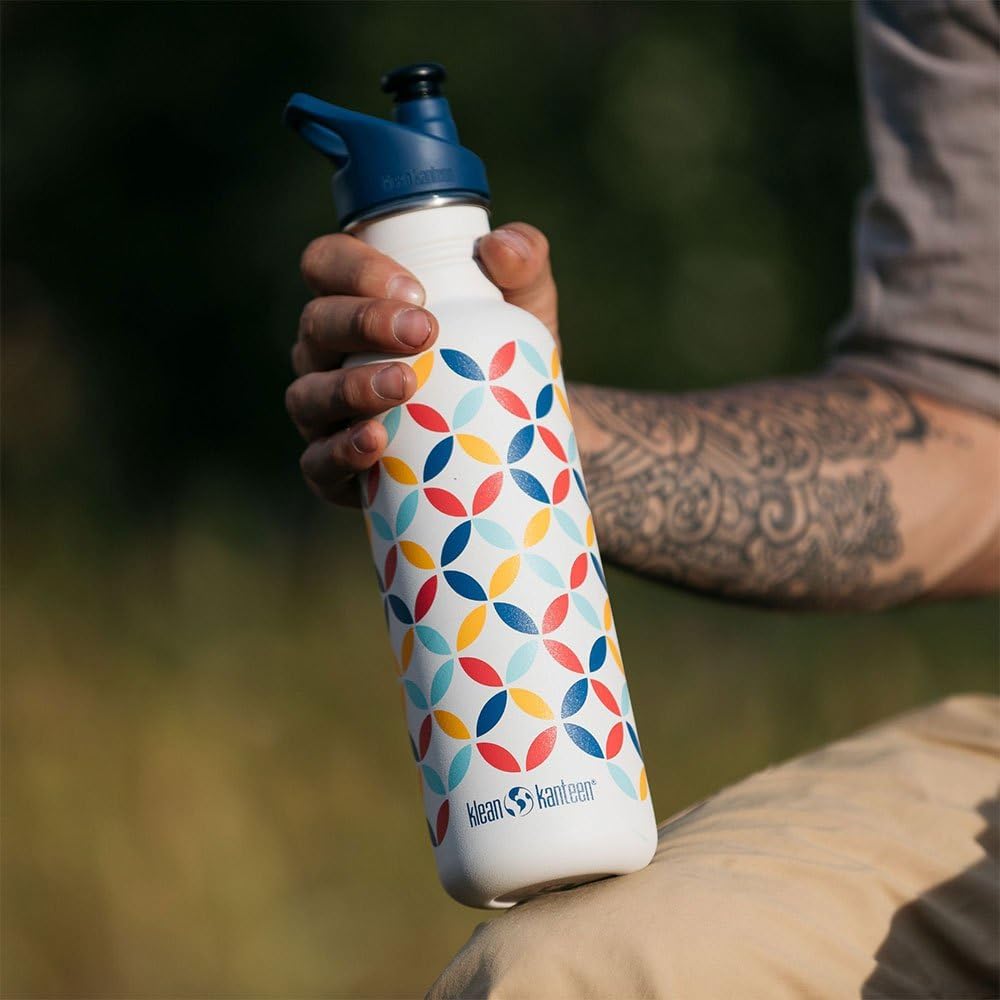 Klean Kanteen Classic Trinkflasche Retro-Punkt 800 ml 800 ml Retro-punkt, 800 ml Retro-punkt