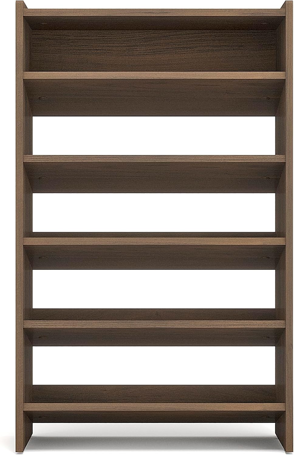 KOMTO Schuhregal Schmal - Schuhablage Flur mit 5 Ebenen Offener Schuhschrank Schuh Organizer Platzsp