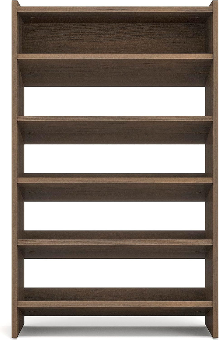 KOMTO Schuhregal Schmal - Schuhablage Flur mit 5 Ebenen Offener Schuhschrank Schuh Organizer Platzsp
