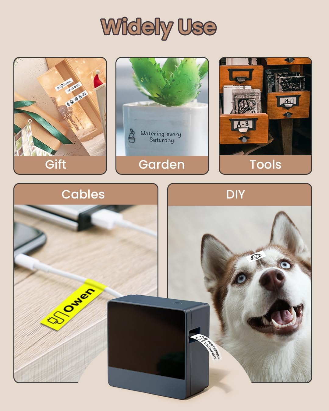 P780BT Beschriftungsgerät ,etikettiermaschine Bluetooth labelwriter kabellose Technologie für Mobilg