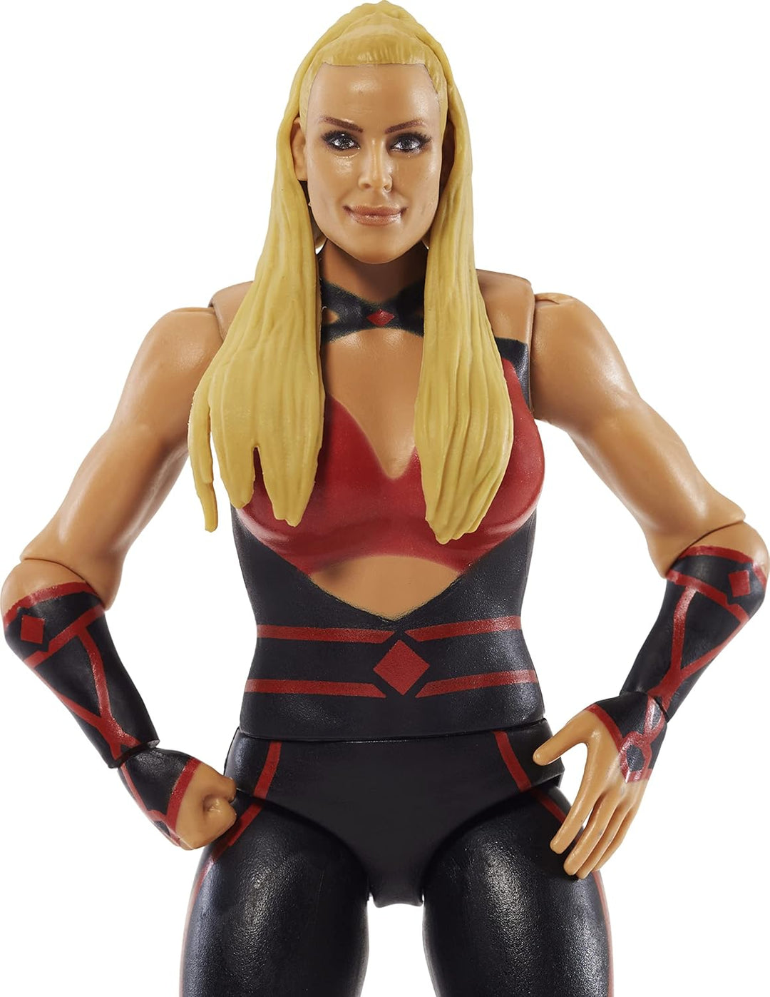 Mattel WWE Basic Actionfigur, Natalya, bewegliches 15,2 cm grosses Sammlerstück für Kinder ab 6 Jahr