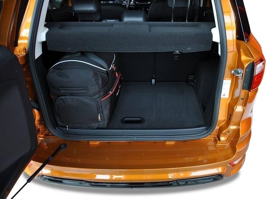 KJUST Dedizierte Kofferraumtaschen 3 STK kompatibel mit Ford ECOSPORT II 2017+