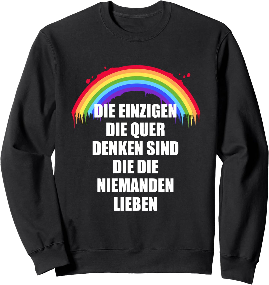Queere Menschen Lgbt-Q Regenbogenflagge Gay Stolz Sweatshirt