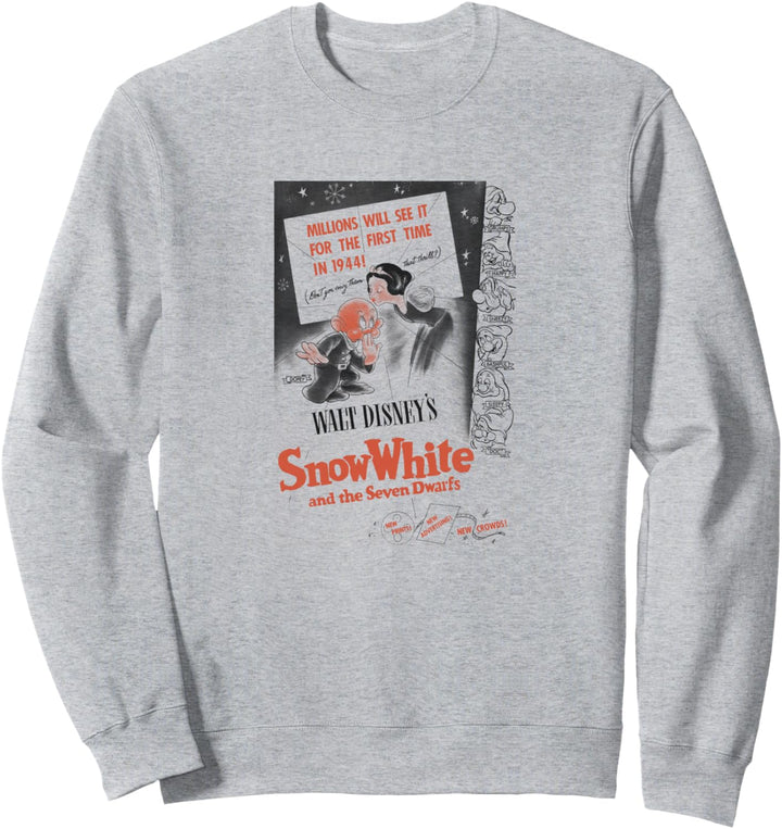 Disney Snow White Vintage Movie Poster Sweatshirt