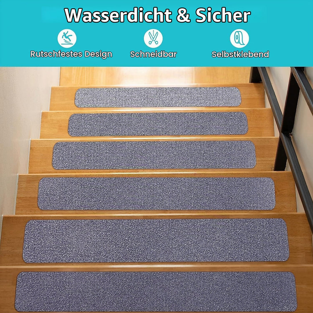 Antirutsch Klebeband, 20cm*10m, Anti-Rutsch-Band Selbstklebend, Rutschfestes Klebeband für Treppen,