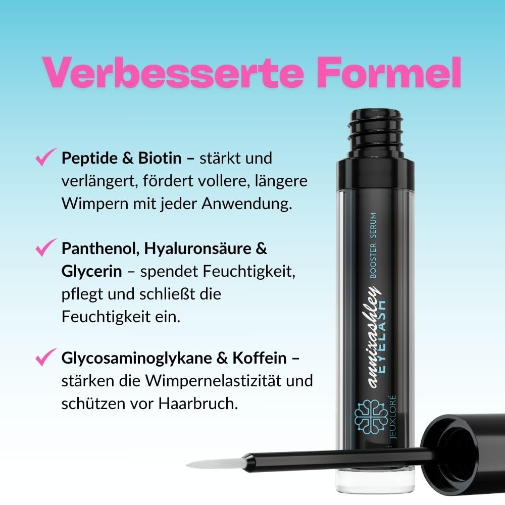 Annixashley Lash Wimpernserum und Augenbrauenserum für Premium Wimpernserum für Längere & Dichtere W