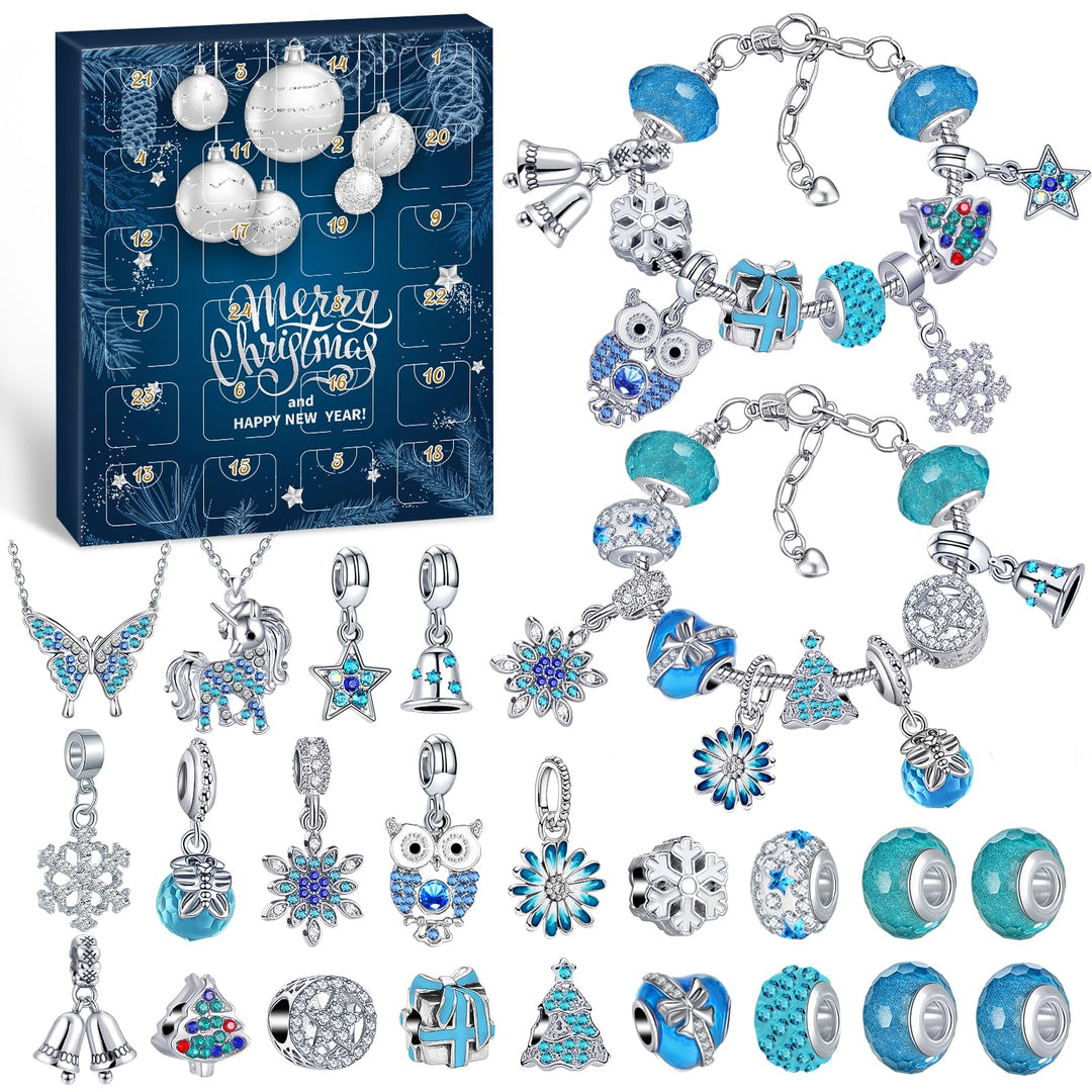 Adventskalender 2025 Kinder Mädchen, Weihnachtskalender Schmuck Basteln Mädchen, 24 Füllung Adventsk
