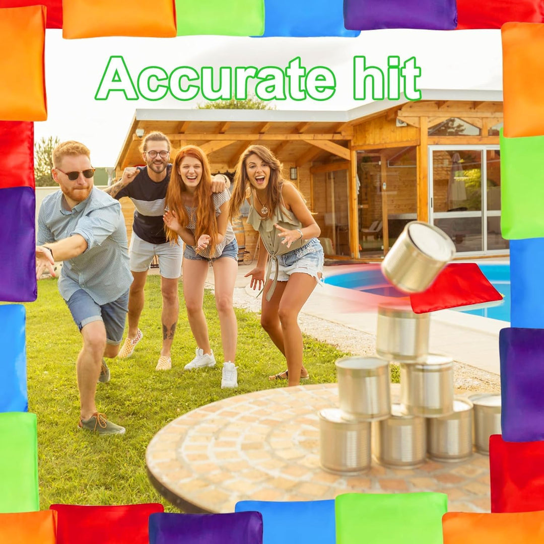 Cornhole Säckchen, 20er-Pack Bunte Bean Bags - Outdoor Spiele für Kinder