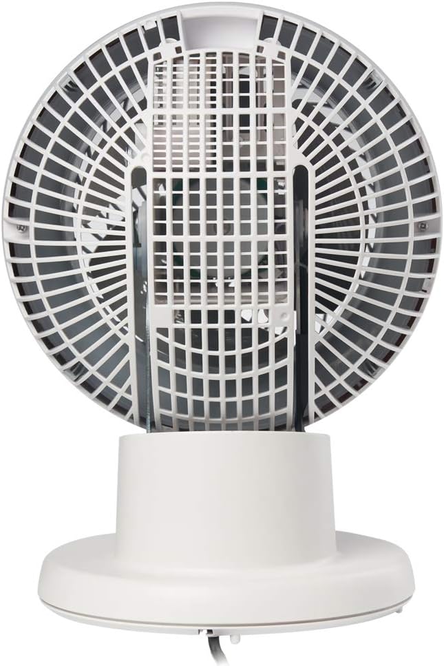 DC Motor Ventilator Leise - 3D Turbo Mit Fernbedienung, Tischventilator Oszillierend, 5 Geschwindigk